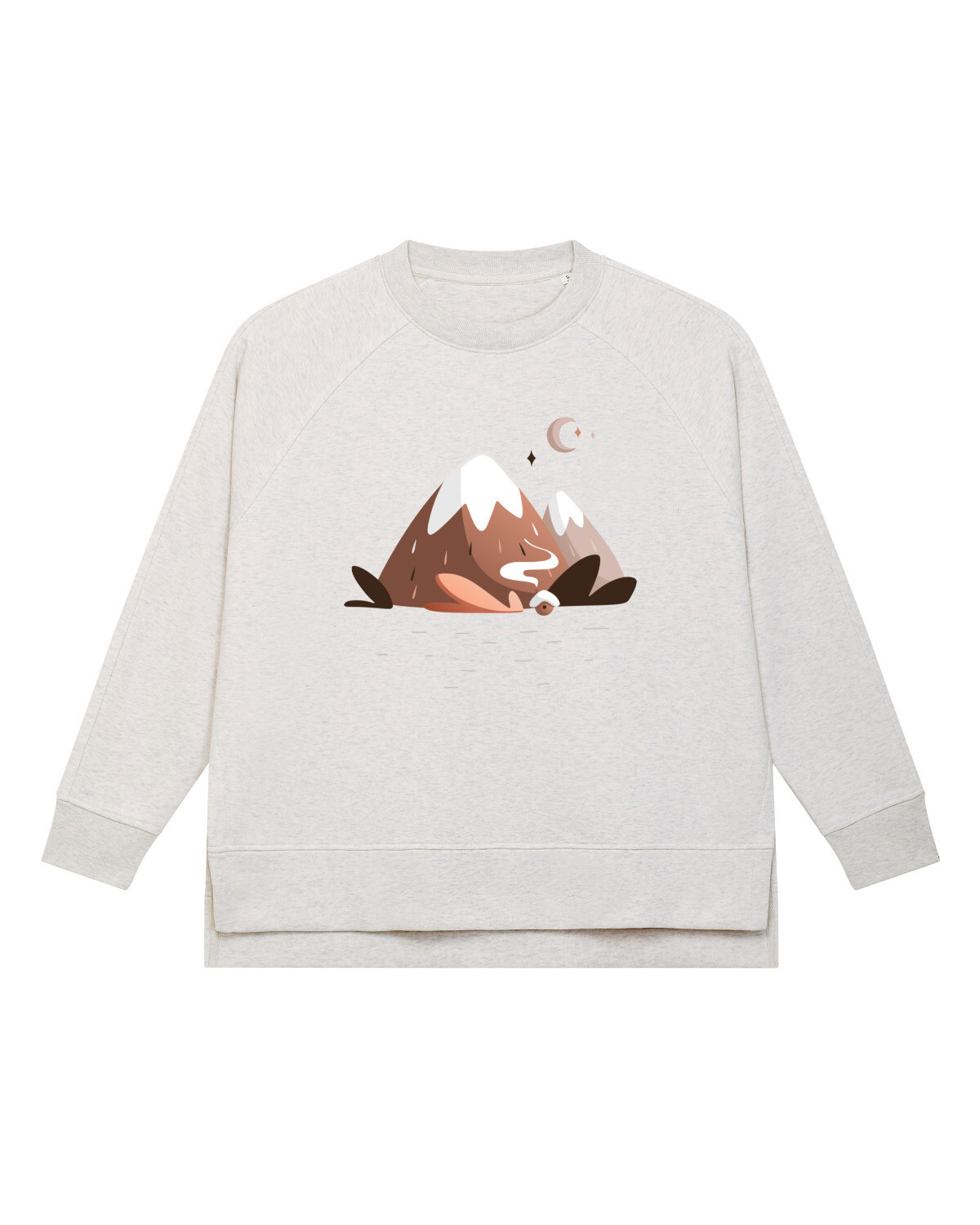 

Толстовка wat Apparel Comets & Moon, цвет Cream Heather Grey