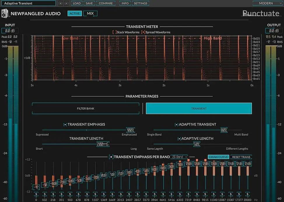 

Новомодный плагин Audio Punctuate Transient Shaper
