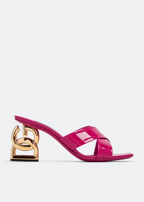 

Мюли Dolce&Gabbana 3.5 Patent Leather, розовый