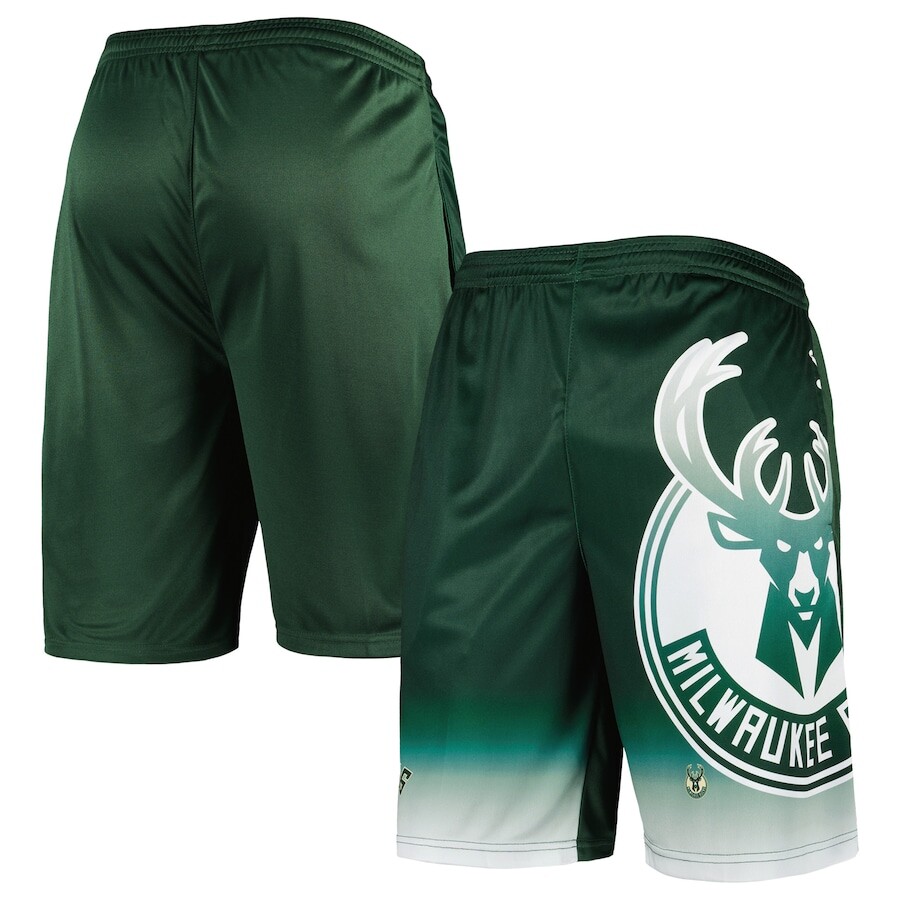 

Шорты Fanatics Branded Milwaukee Bucks, зеленый