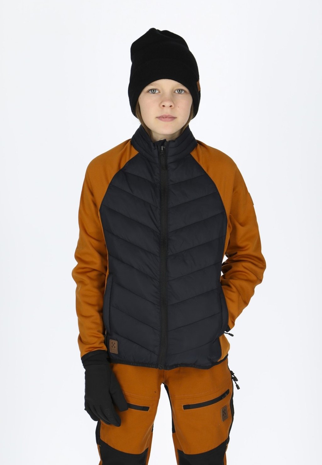Куртка зимняя HYBRID JR X-Trail, цвет chestnut black кофемолка timemore chestnut c3 black 70tgd015aa001