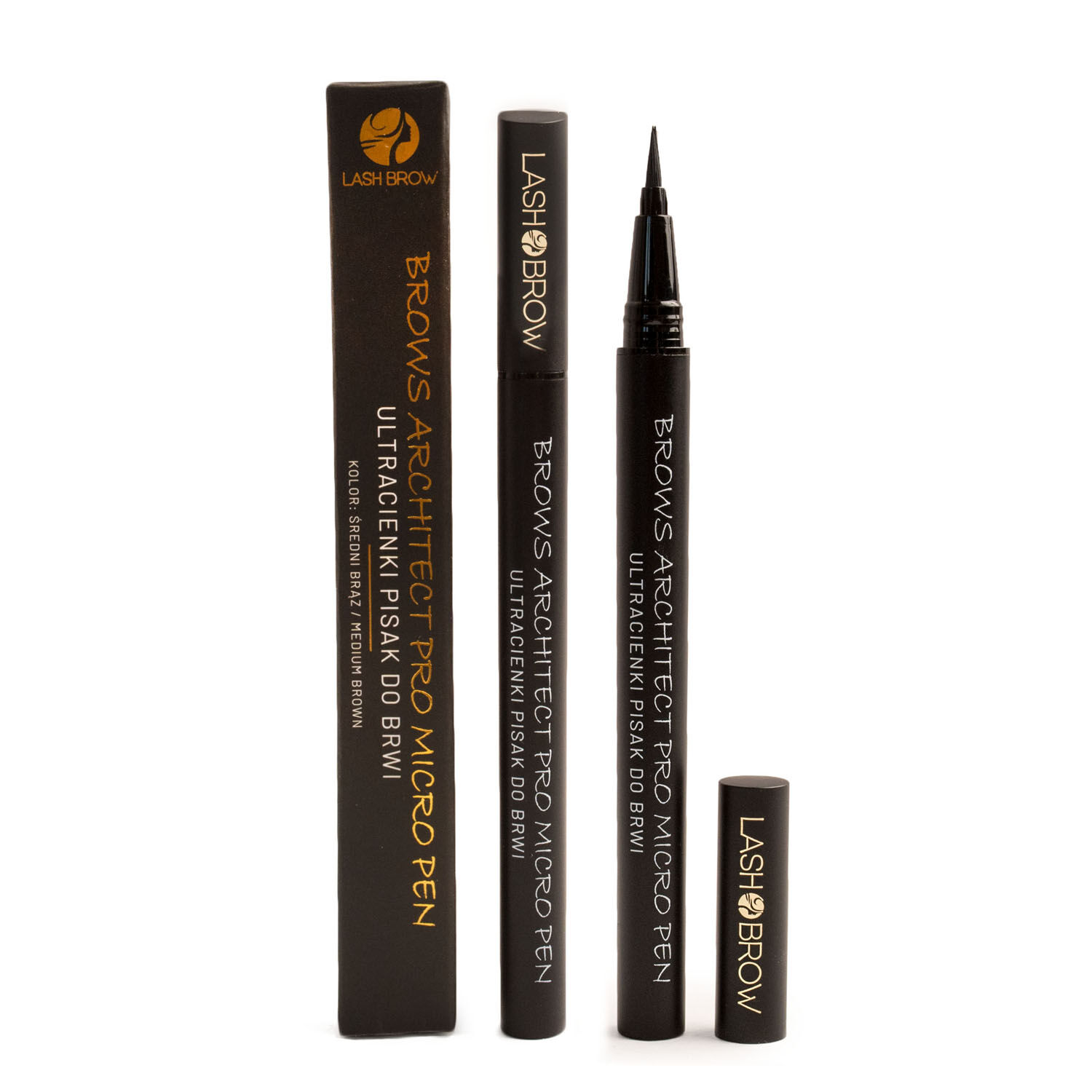 Карандаш для бровей средне-коричневый Lash Brow, 0,9 мл electric micro needles derma pen dr pen wireless microneedle pen
