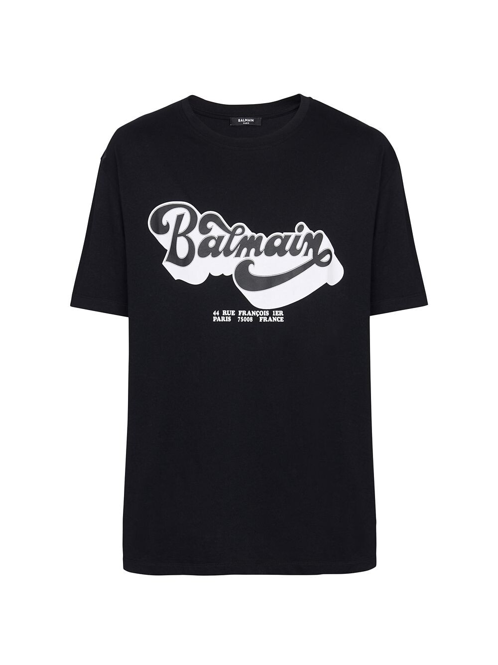 

Объемная футболка с логотипом Balmain 70s Logo Balmain, белый