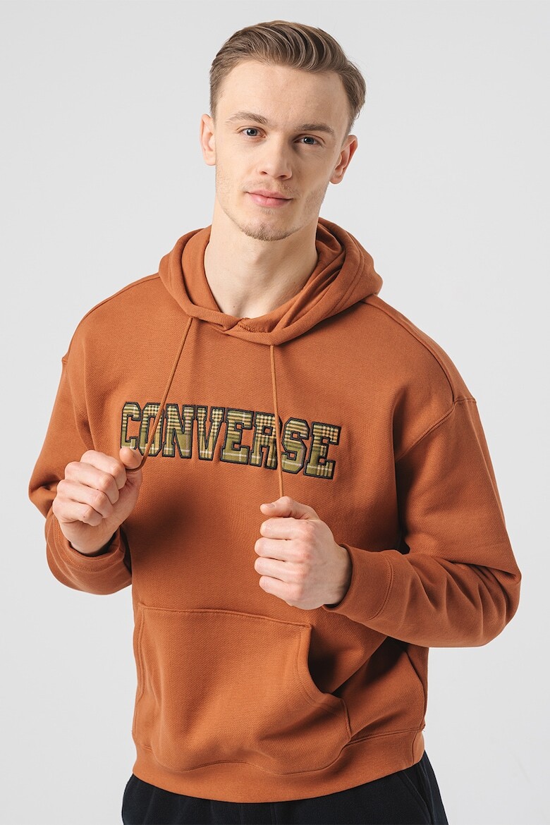 

Худи с логотипом из органического хлопка Converse, охра