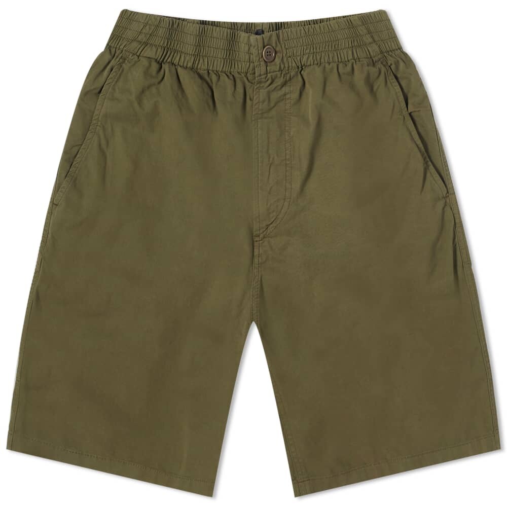 

A.P.C. Перекрашенные шорты Norris, хаки