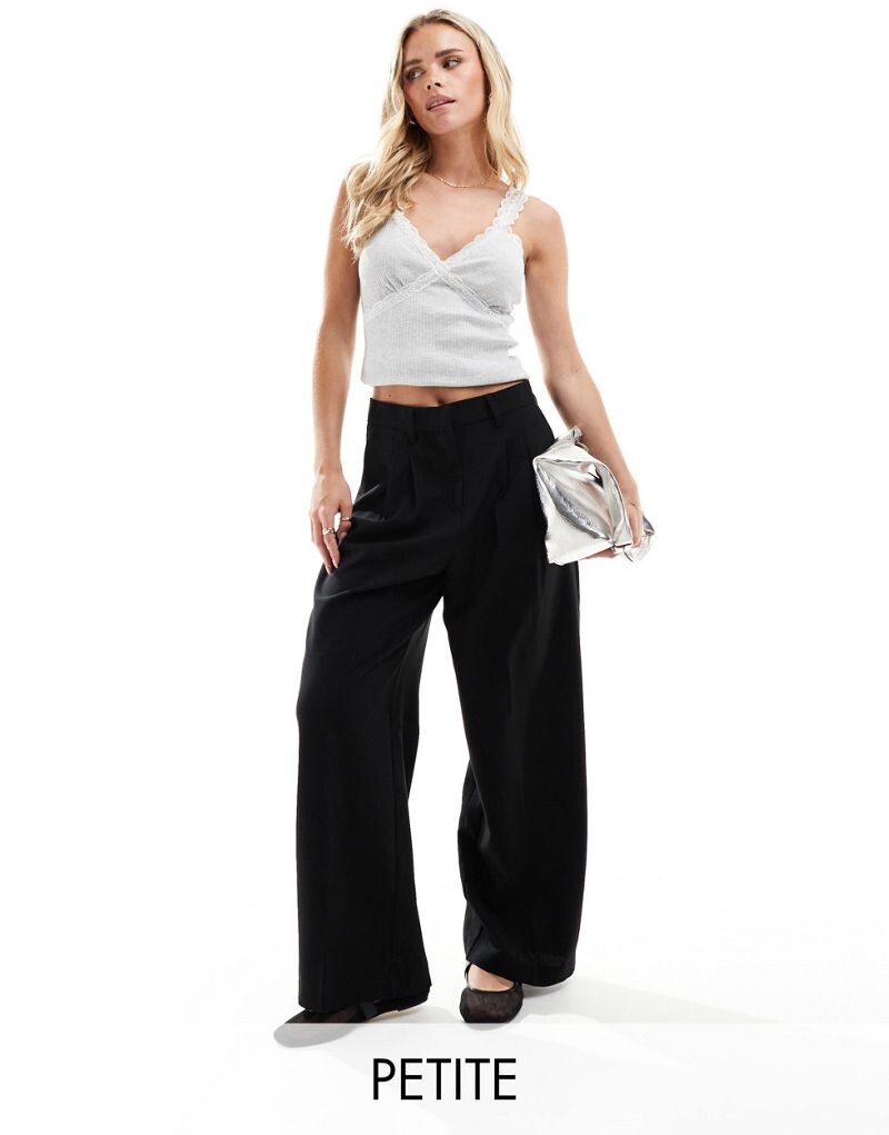 

Vero Fashion Petite Черные широкие брюки для папы