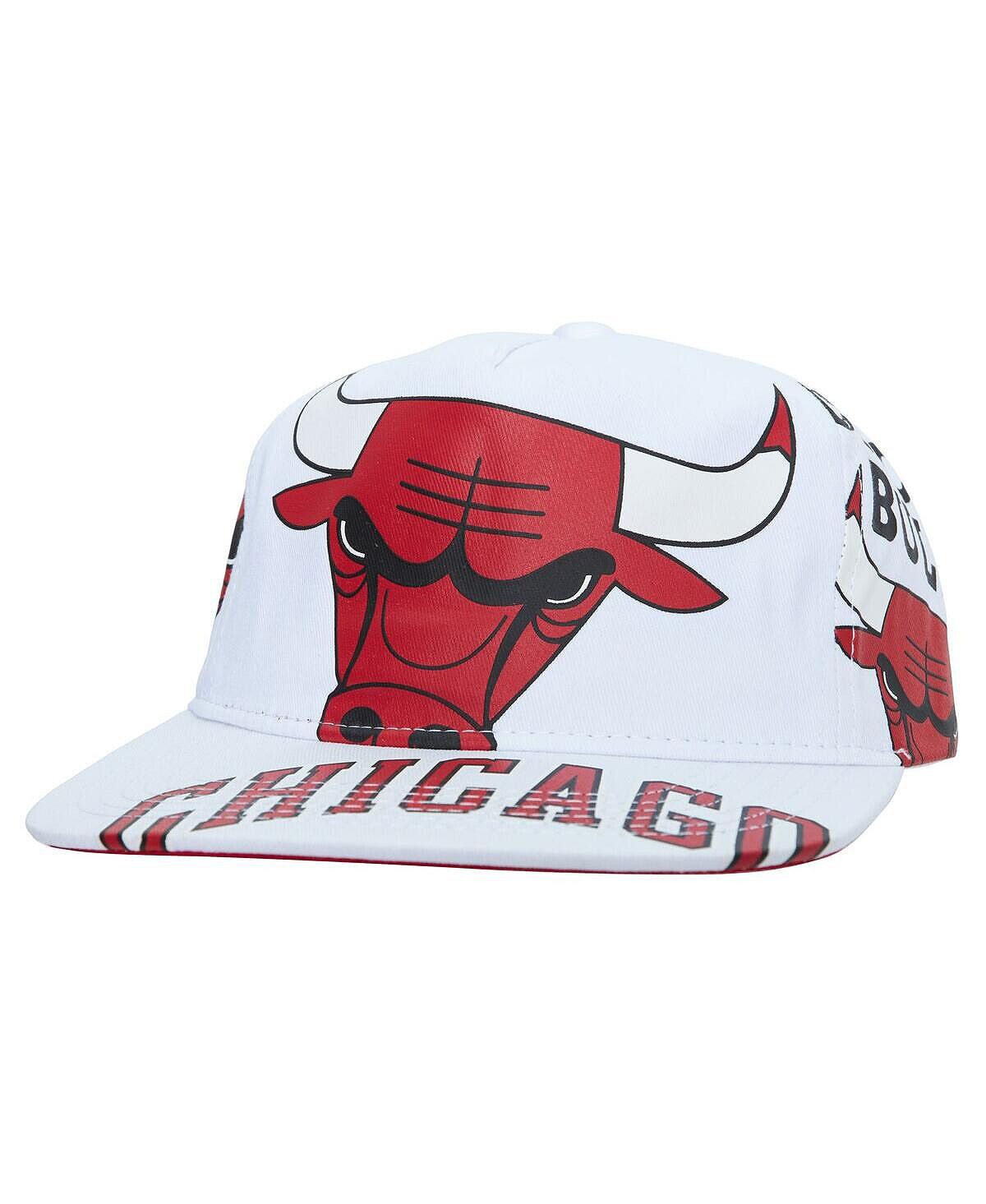 

Мужская белая кепка Chicago Bulls Hardwood Classics In Your Face Snapback Deadstock Mitchell & Ness