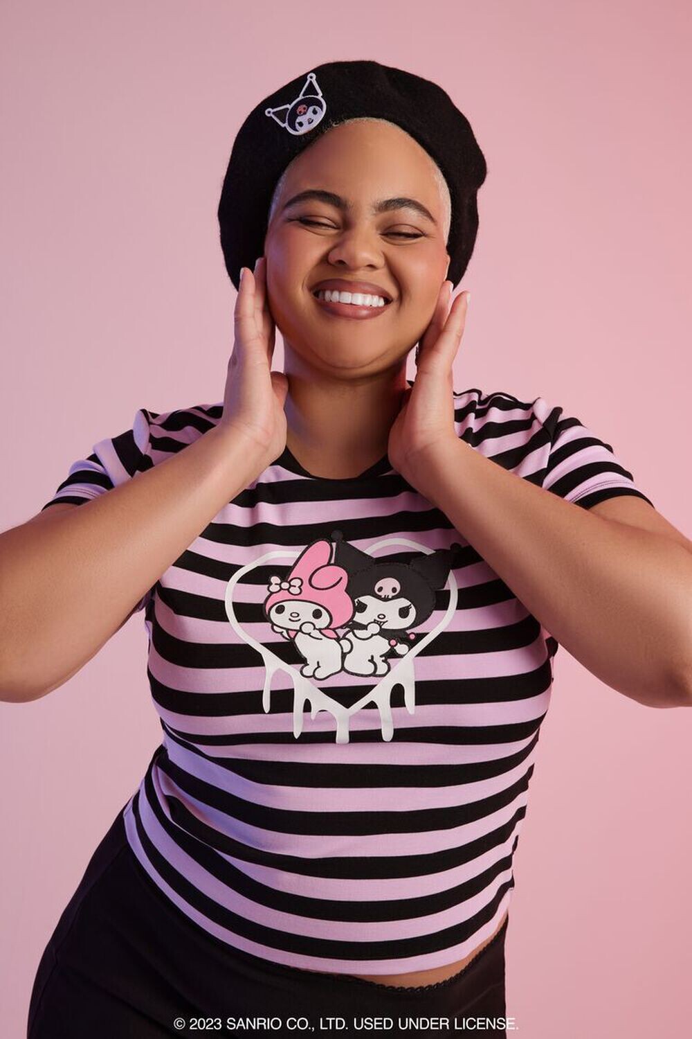 

Футболка больших размеров My Melody & Kuromi Forever 21, фиолетовый