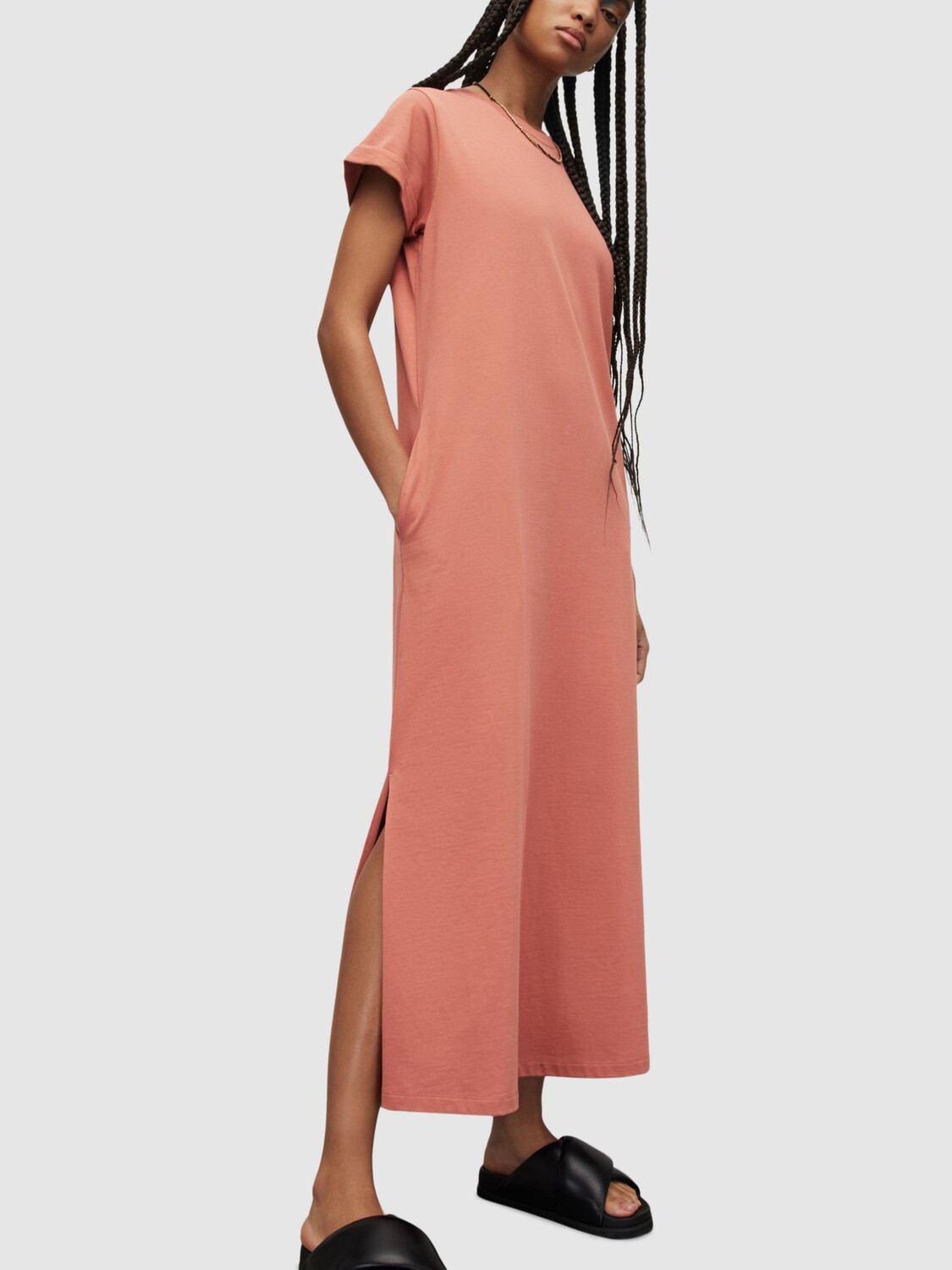 

Платье макси AllSaints Anna, Tainted Pink