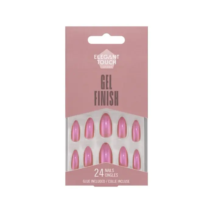 

Накладные ногти uñas postizas gel finish edición limitada Elegant Touch, цвет chocolate glaze