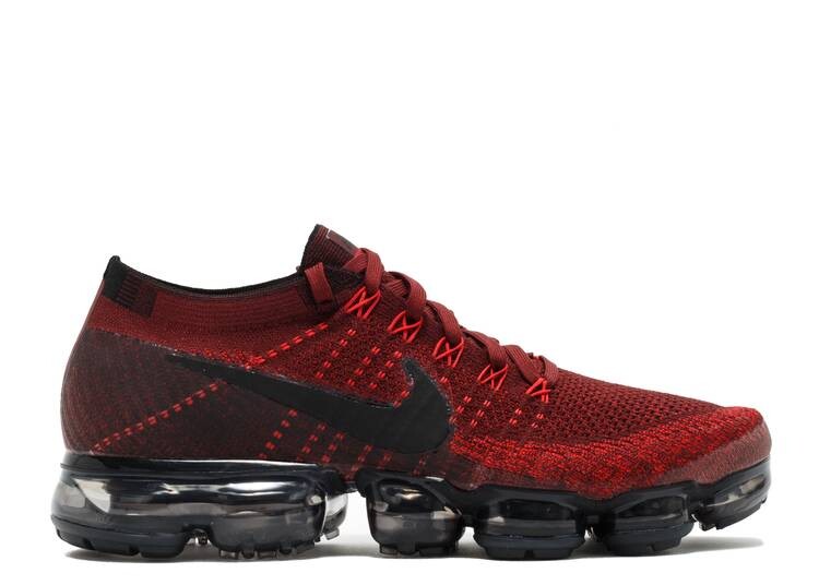 

Кроссовки Nike AIR VAPORMAX 'DARK TEAM RED', красный, Красный;коричневый