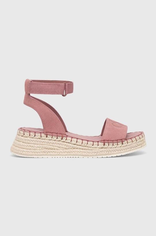 

Сандалии SPORTY WEDGE ROPE SU CON Calvin Klein Jeans, розовый