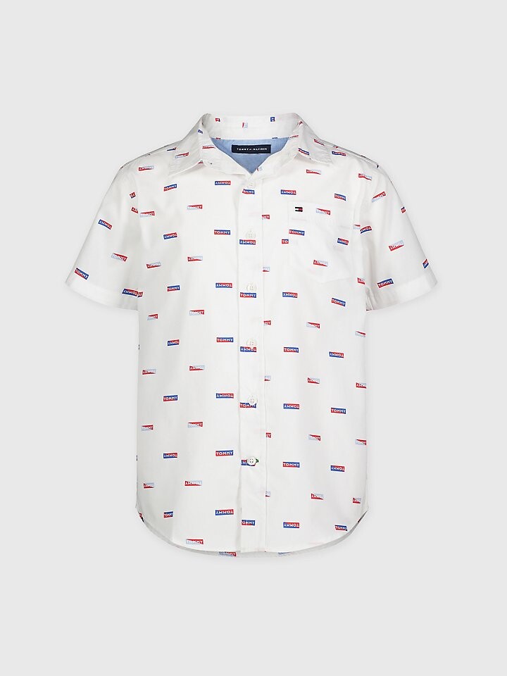 

Рубашка с логотипом для маленьких детей Tommy Hilfiger