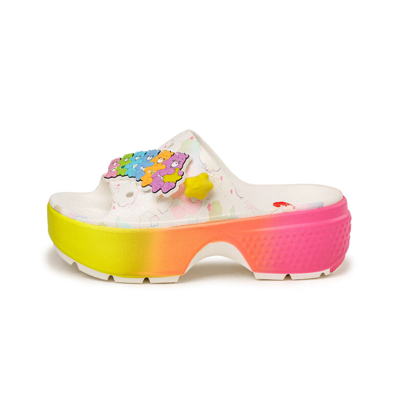 

Сандалии X Care Bears Stomp Slide Crocs, белый