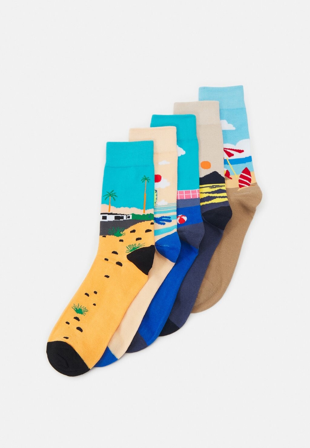 

Носки JACSCENERY SOCKS 5 PACK Jack & Jones, оранжевый