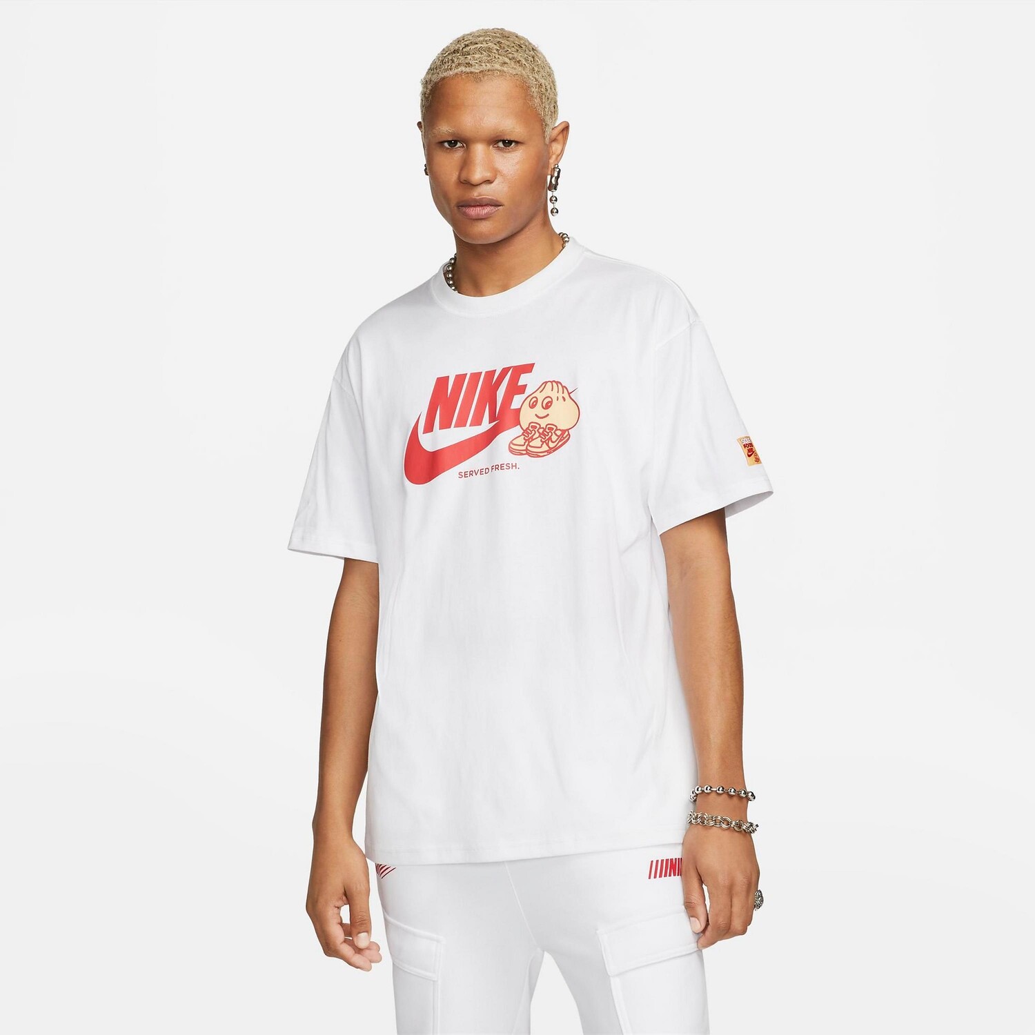 

Мужская футболка с графическим рисунком Nike Sportswear Max90 Fresh Served, белый