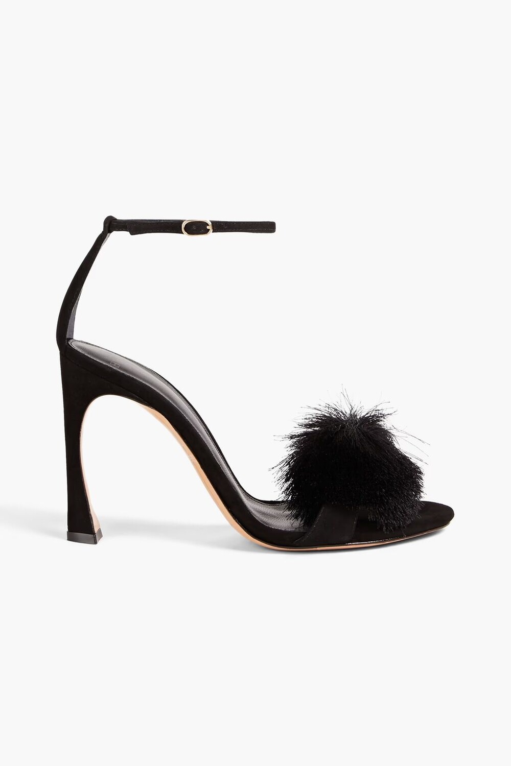 

Замшевые босоножки Carmela 100 с бантом Alexandre Birman, черный