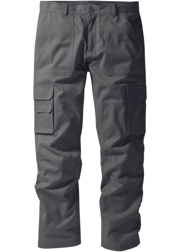 Прямые брюки-карго с тефлоновой отделкой Bpc Selection, черный