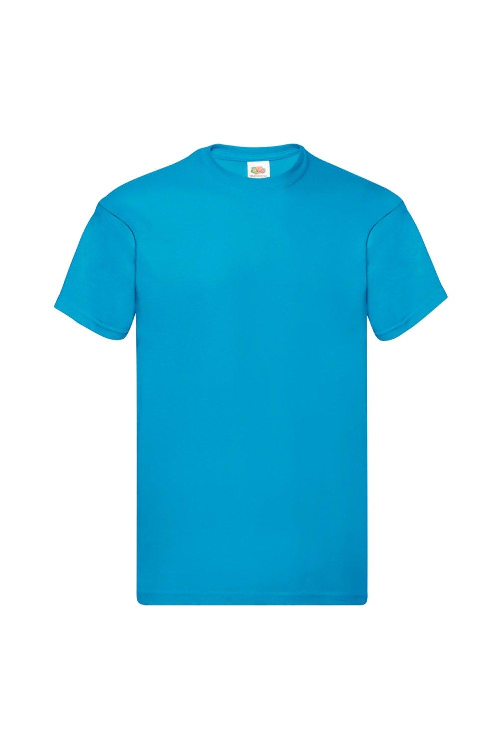 Оригинальная футболка с коротким рукавом Fruit of the Loom, синий