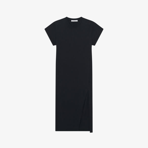 цена Платье-футболка свободного кроя Litonya из хлопка миди Iro, цвет bla01