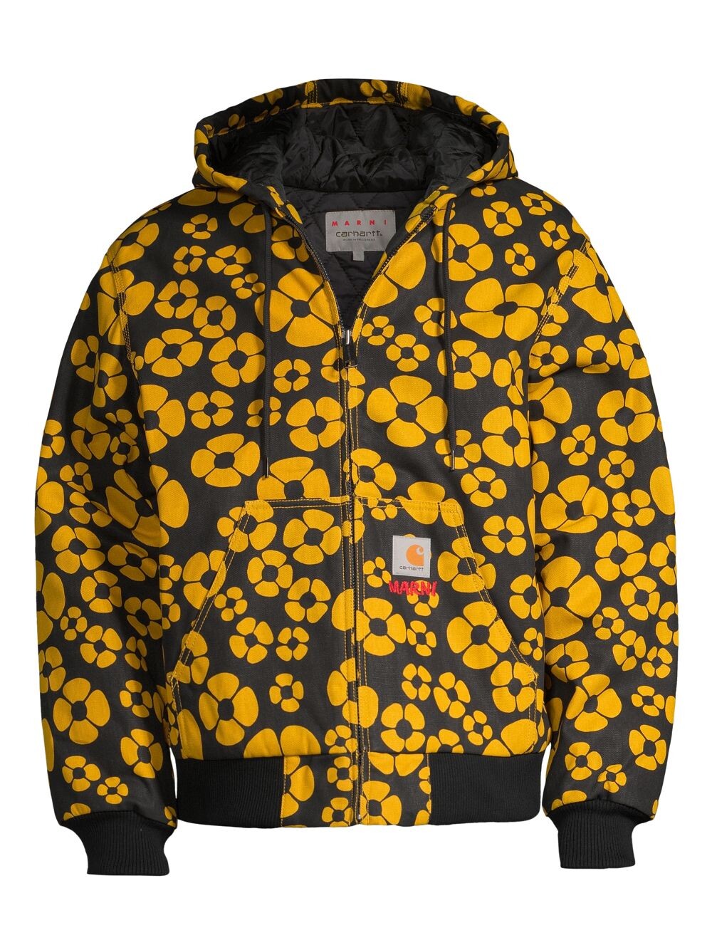 

Marni x Carhartt WIP Куртка с капюшоном и принтом подсолнухов Marni