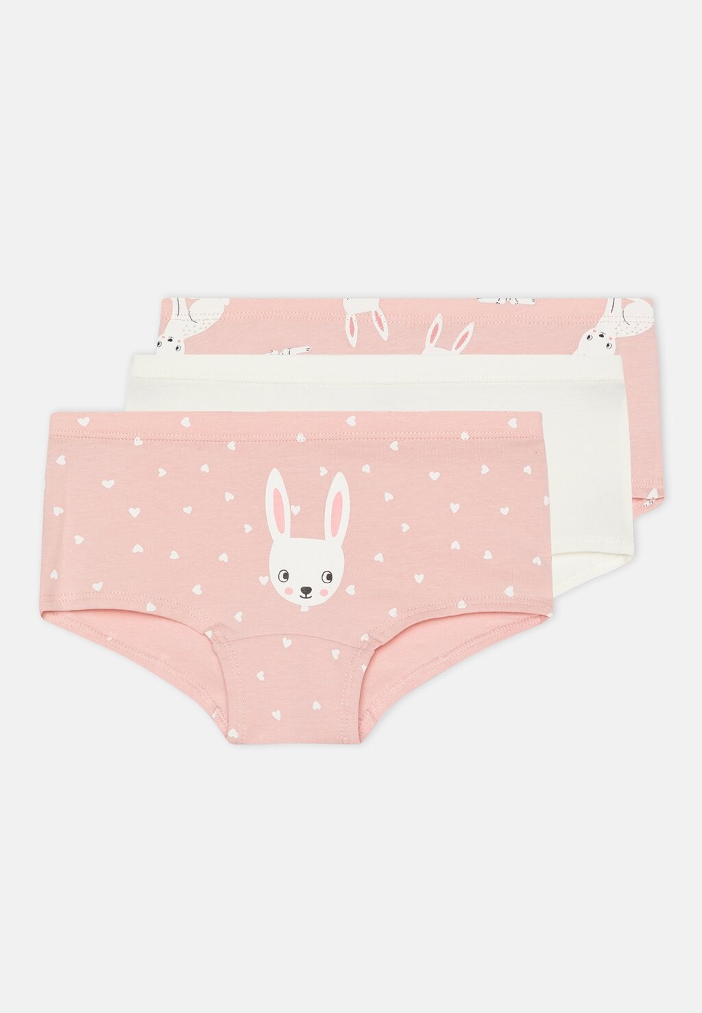 

Трусы HIPSTER LEO 3 PACK Lindex, цвет light pink