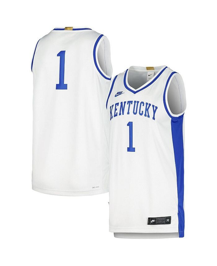 

Мужское белое джерси №1 в стиле ретро Kentucky Wildcats Limited Nike, белый