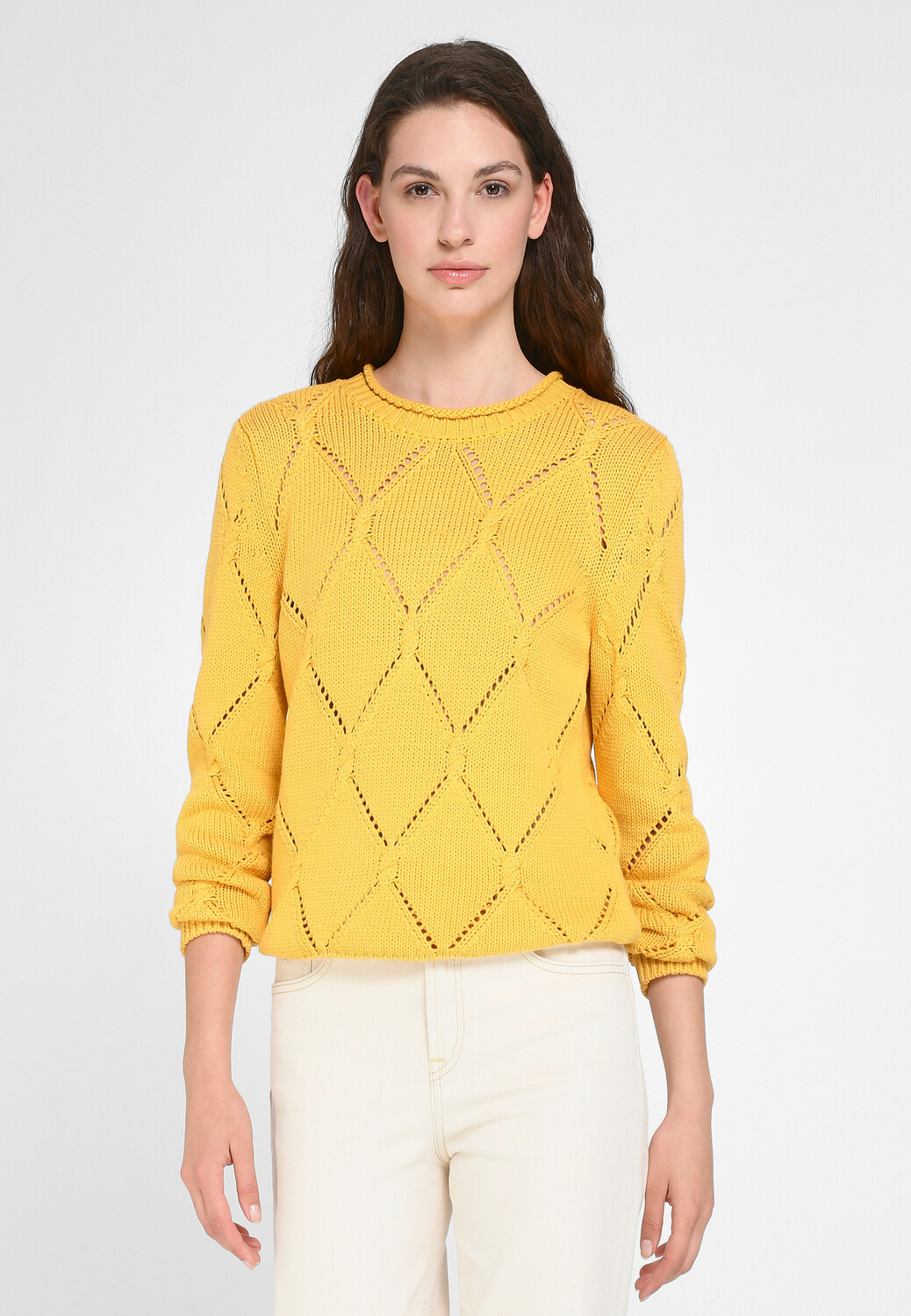 

Свитер PETER HAHN Strick Cotton, цвет SENFGELB