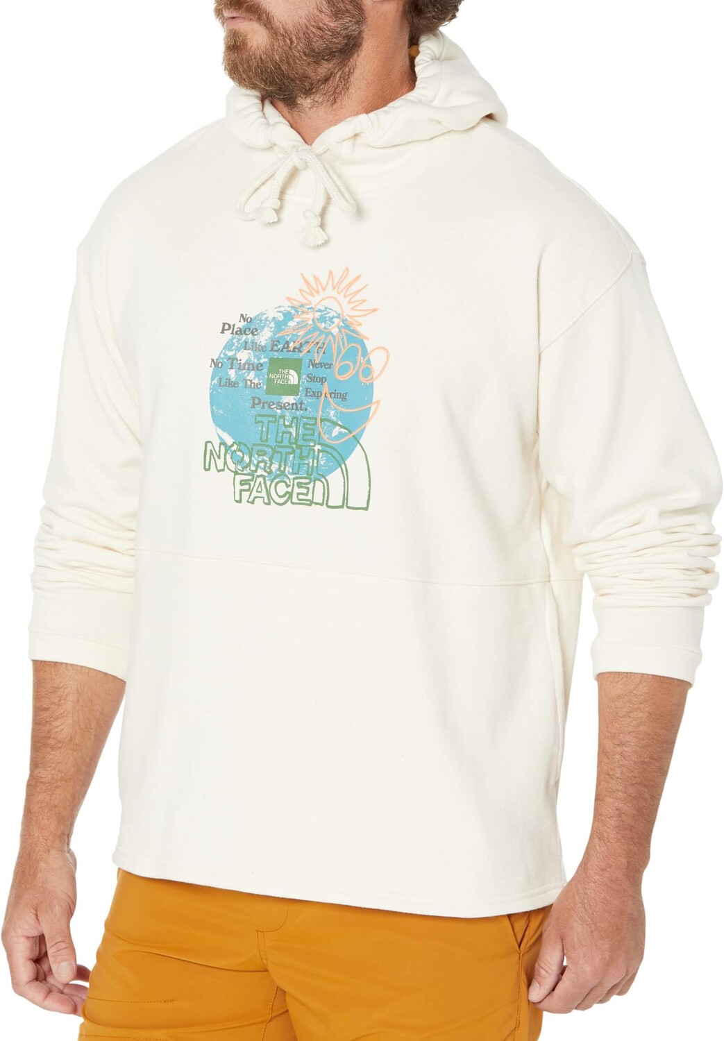 

Толстовка свободного кроя Earth Day The North Face, цвет Unbleached/Reef Waters