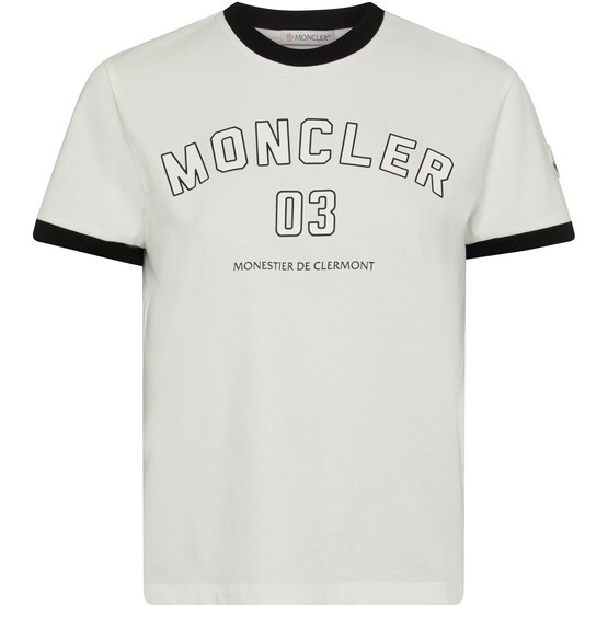 

Футболка с коротким рукавом Moncler, белый