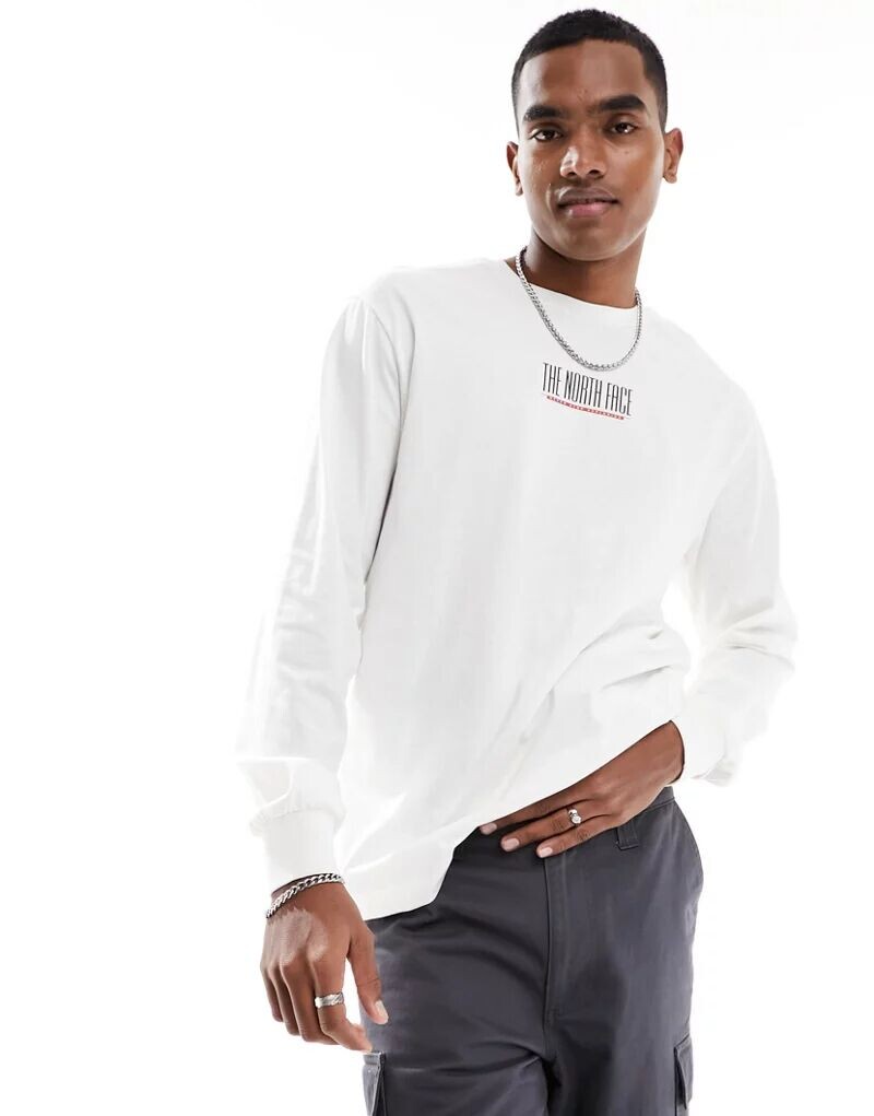 

Белая рубашка с длинными рукавами и логотипом The North Face 1966 Heritage