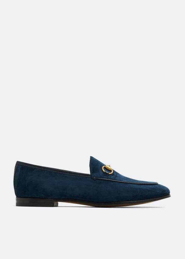

Лоферы Gucci Jordaan Suede, синий