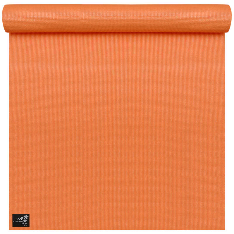 Коврик для йоги Basic Xxl Yoga нескользящий YOGISTAR, цвет orange
