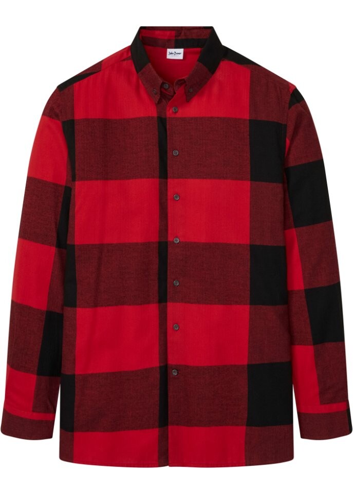 

Рубашка с длинным рукавом John Baner Jeanswear, черный