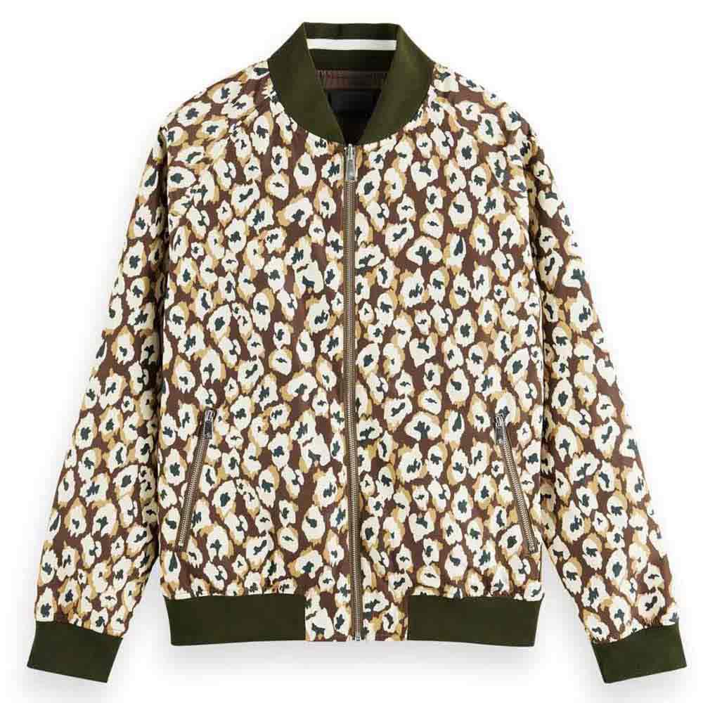 

Куртка Scotch & Soda Reversible Bomber, бежевый