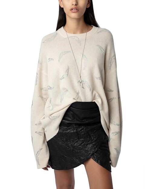 

Свитер Markus Cashmere Wings Zadig & Voltaire, цвет White
