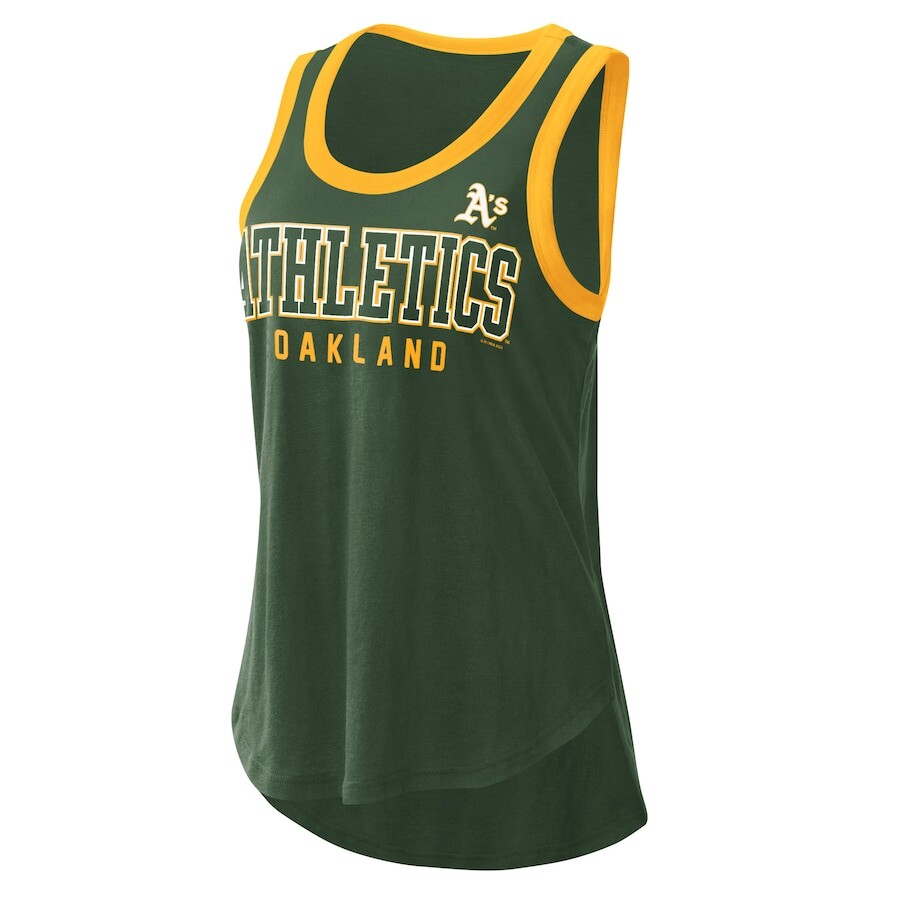 

Топ G-III 4Her by Carl Banks Oakland Athletics, зеленый