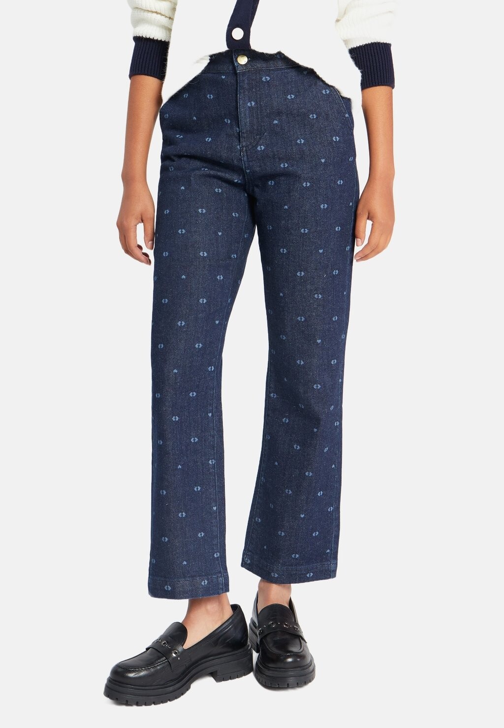 

Джинсы прямого кроя I.Code by IKKS, цвет blue denim
