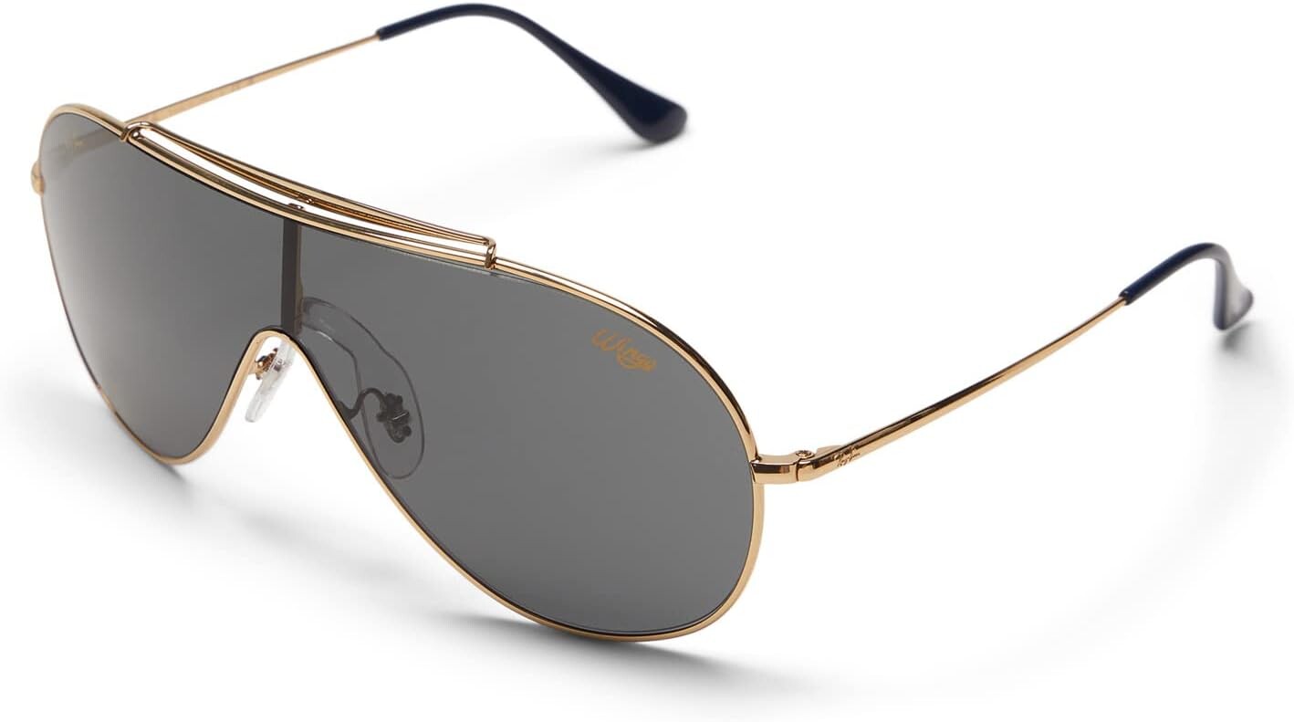 

Солнцезащитные очки 0RB3597 Wings Ray-Ban, цвет Legend Gold/Dark Grey