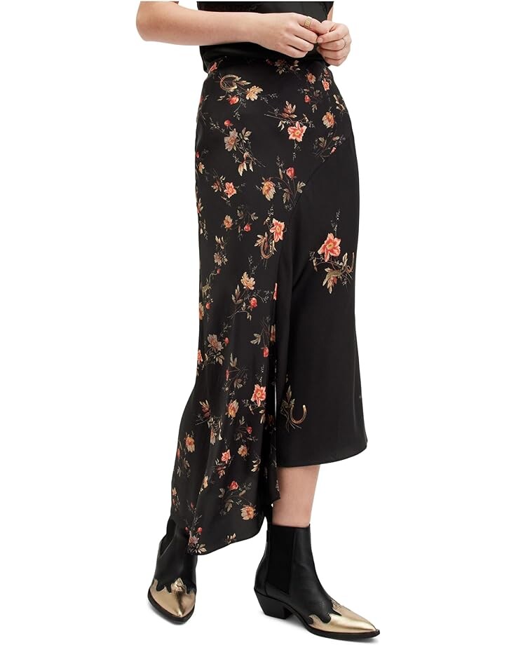 

Юбка AllSaints Luisa Tanana, черный