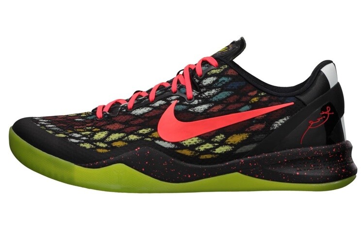 

Nike Kobe 8 System 'Christmas' Практичные баскетбольные кроссовки Черный