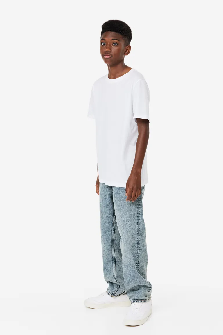 

Джинсы свободного кроя H&M, синий