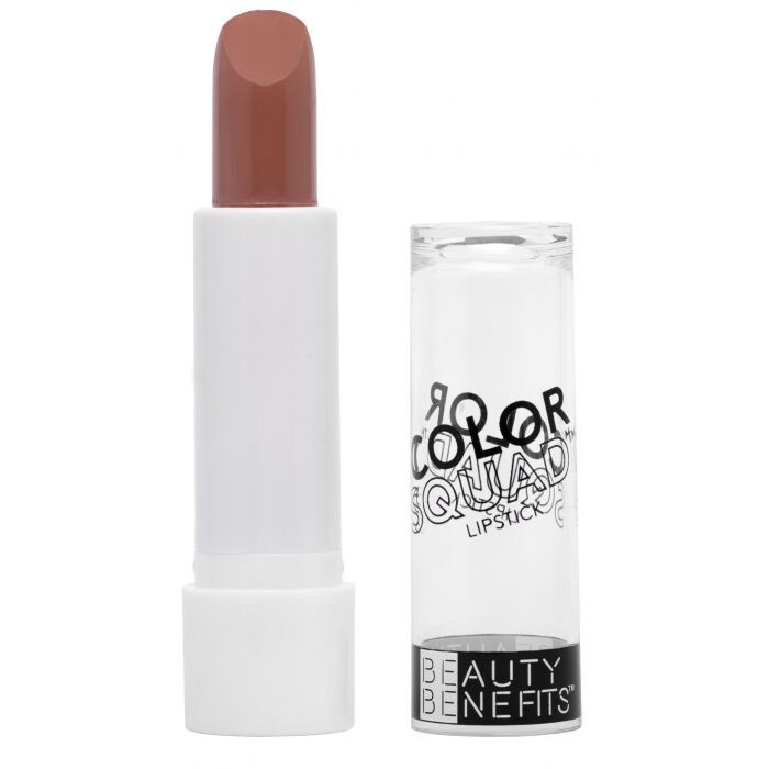 

Губная помада Color Squad Lipstick Shine Barra de Labios Beauty Benefits, Nude Petals