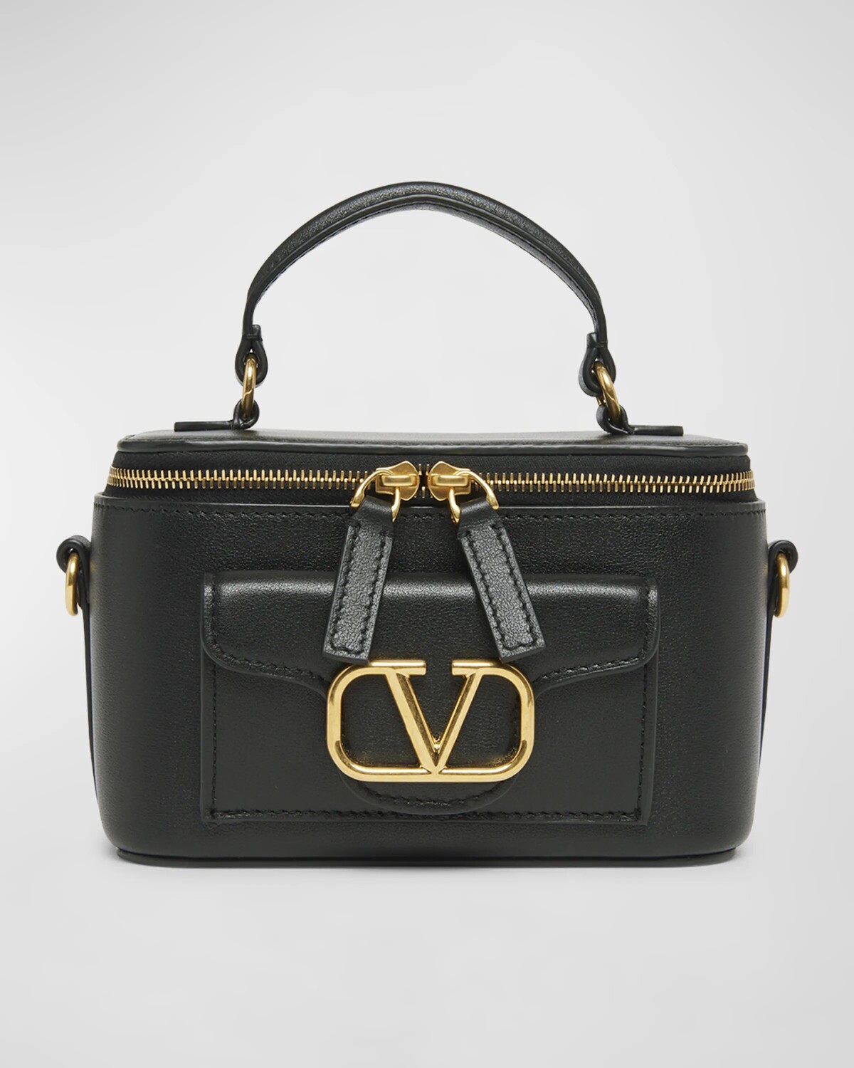 

Кожаный косметичка Loco VLOGO Valentino Garavani, цвет Nero
