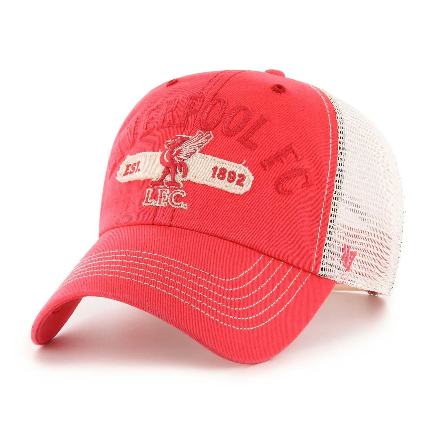 

Мужская красно-кремовая кепка '47 Liverpool Riverbank Clean Up Snapback
