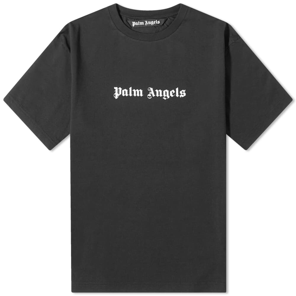 

Классическая футболка с логотипом Palm Angels, черный