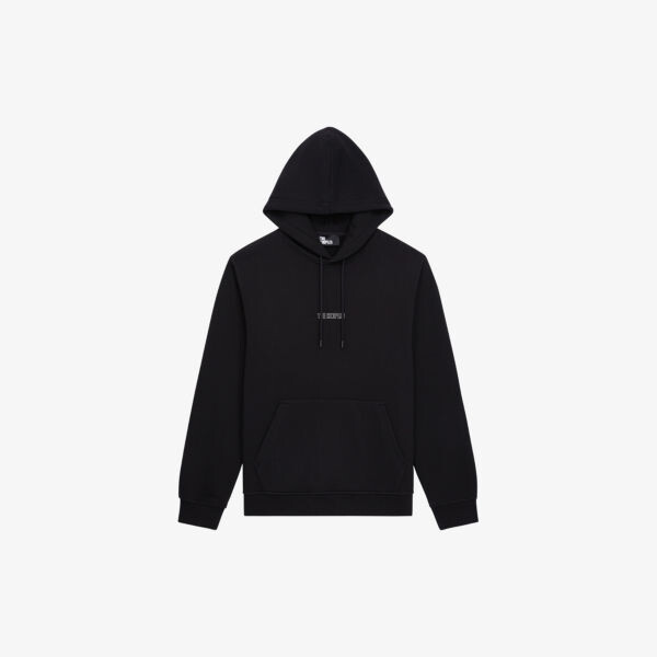 

Хлопковая толстовка свободного кроя с вышитым логотипом The Kooples, черный