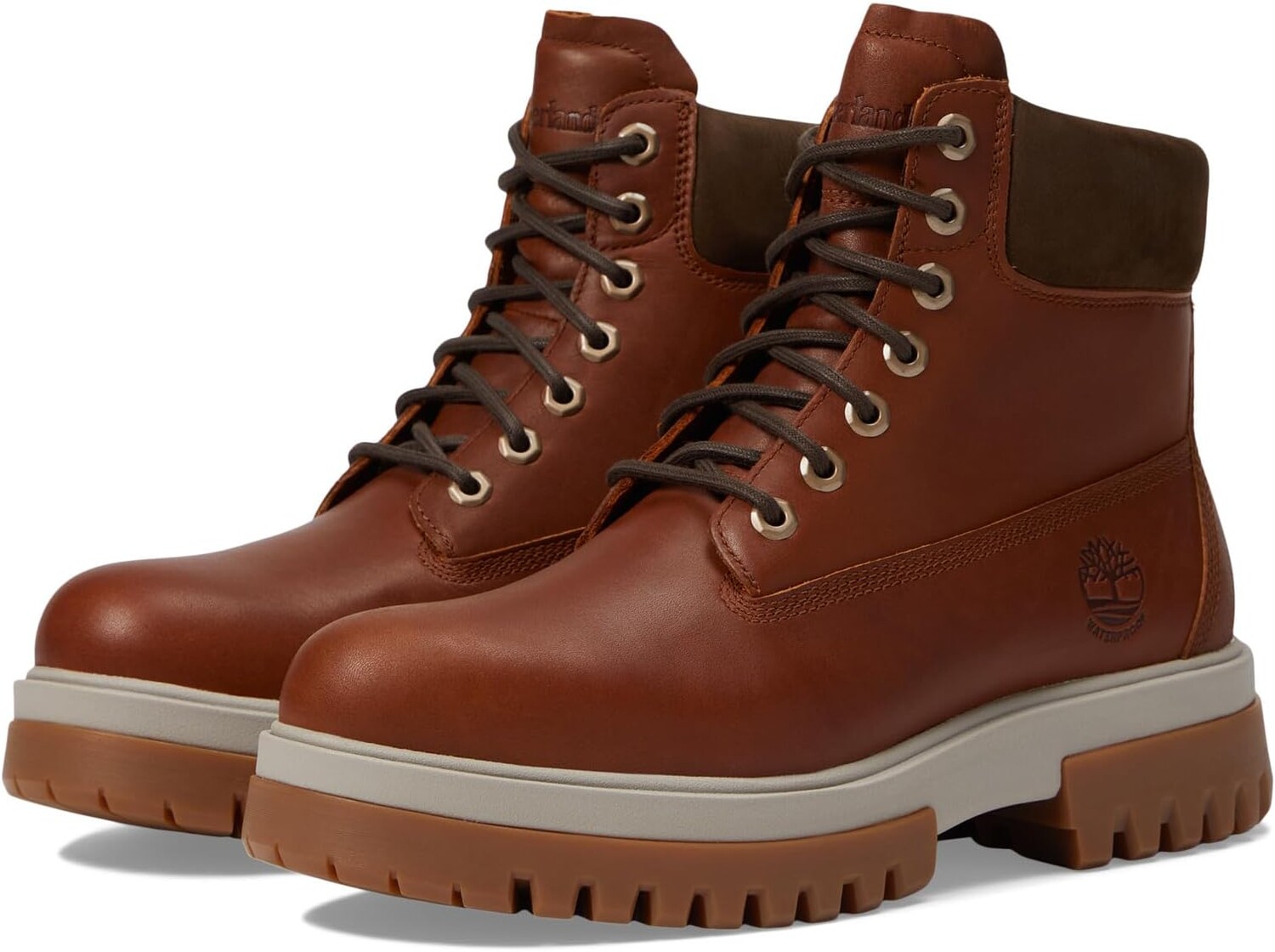 

Ботинки на шнуровке Arbor Road Waterproof Boot Timberland, цвет Medium Brown Full Grain