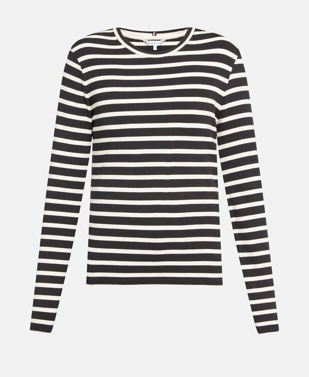 

Топ с длинными рукавами Tommy Hilfiger, черный