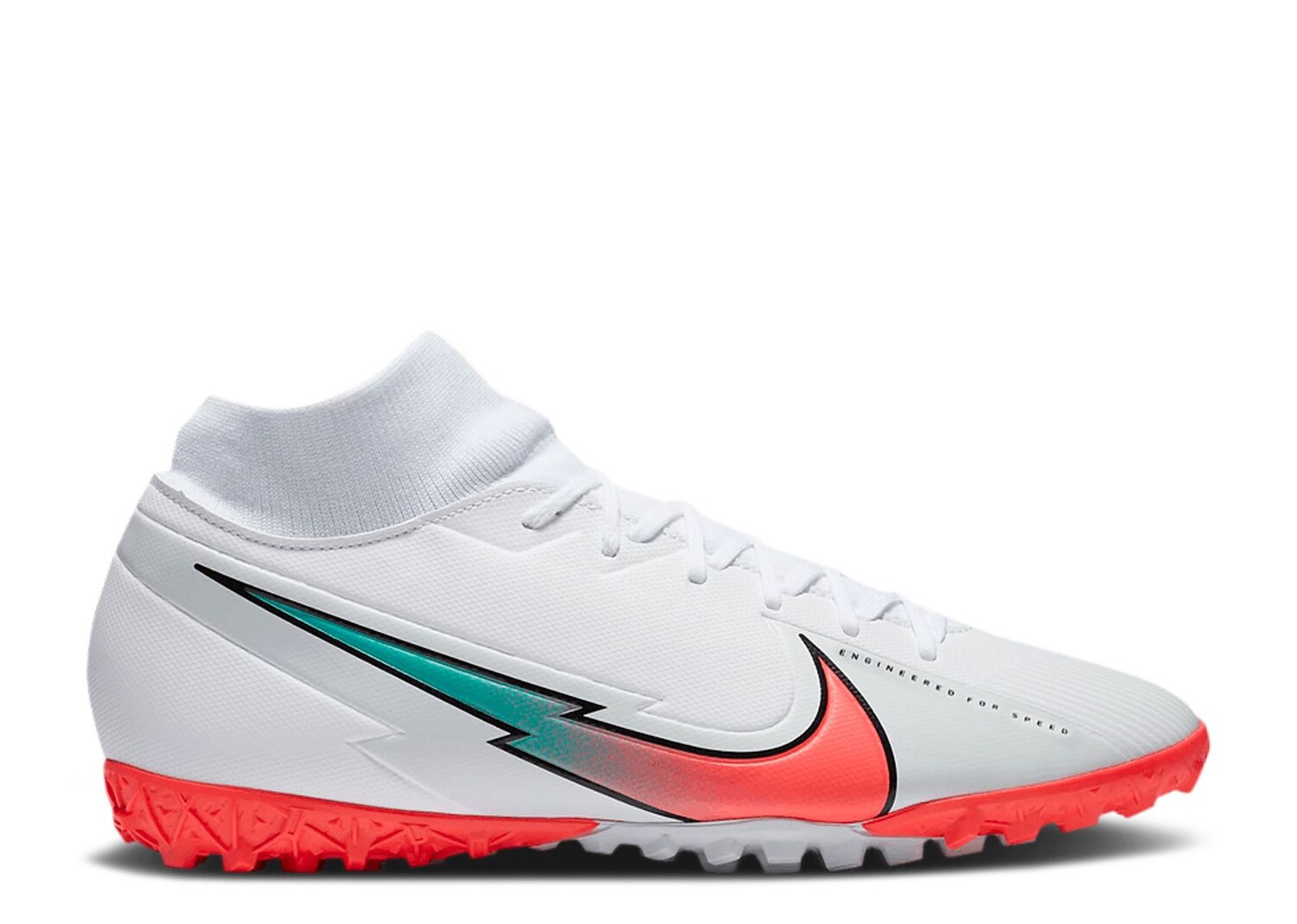 

Кроссовки Nike Mercurial Superfly 7 Academy Tf 'White Crimson Jade', белый